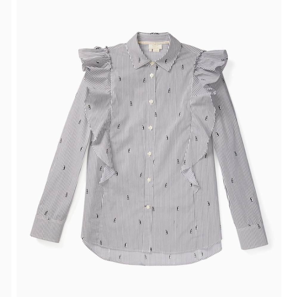 Mini Penguin Ruffle Shirt